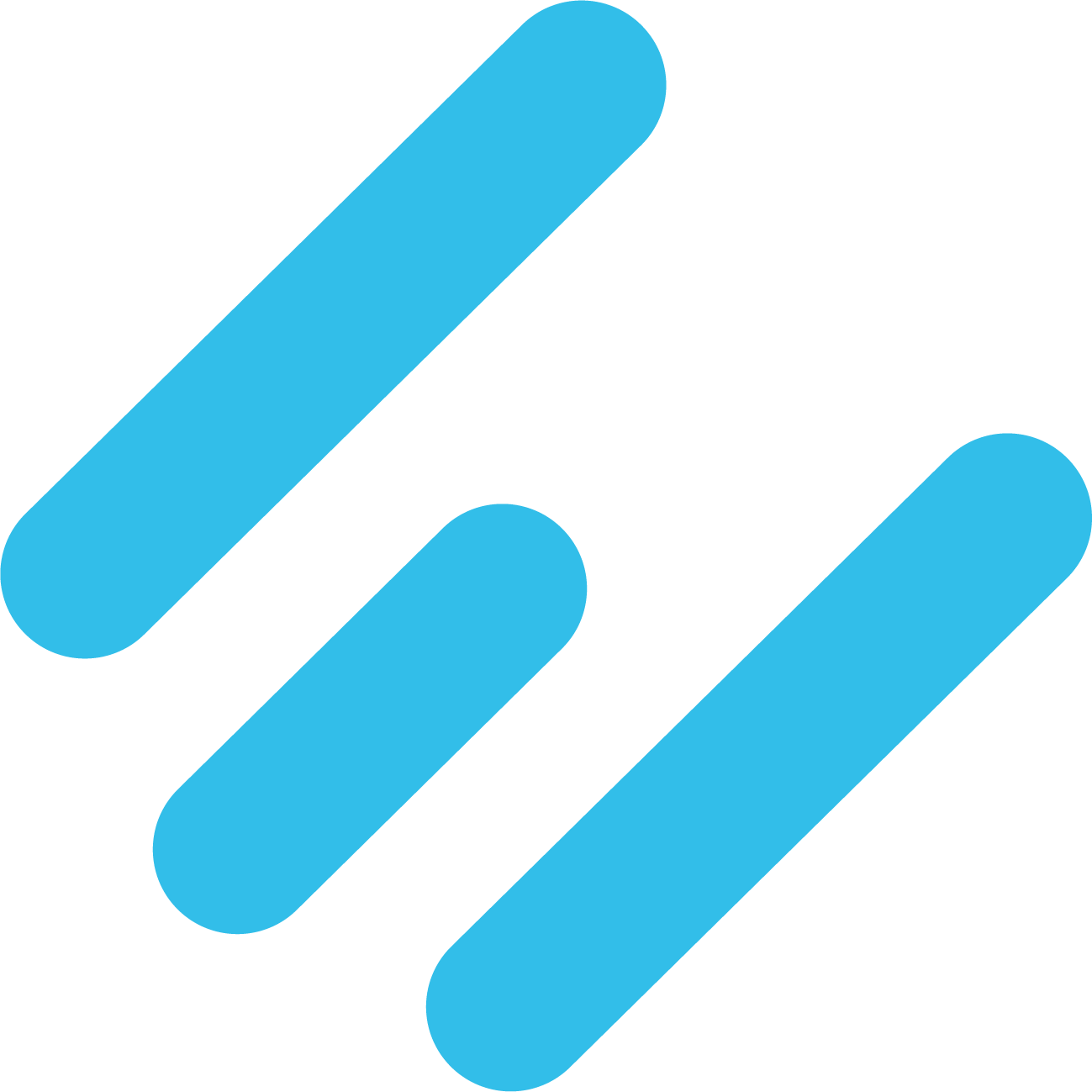 3 linhas azuis decorativas em diagonal